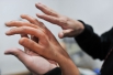 A silica gel glove made to look like a human hand.jpg