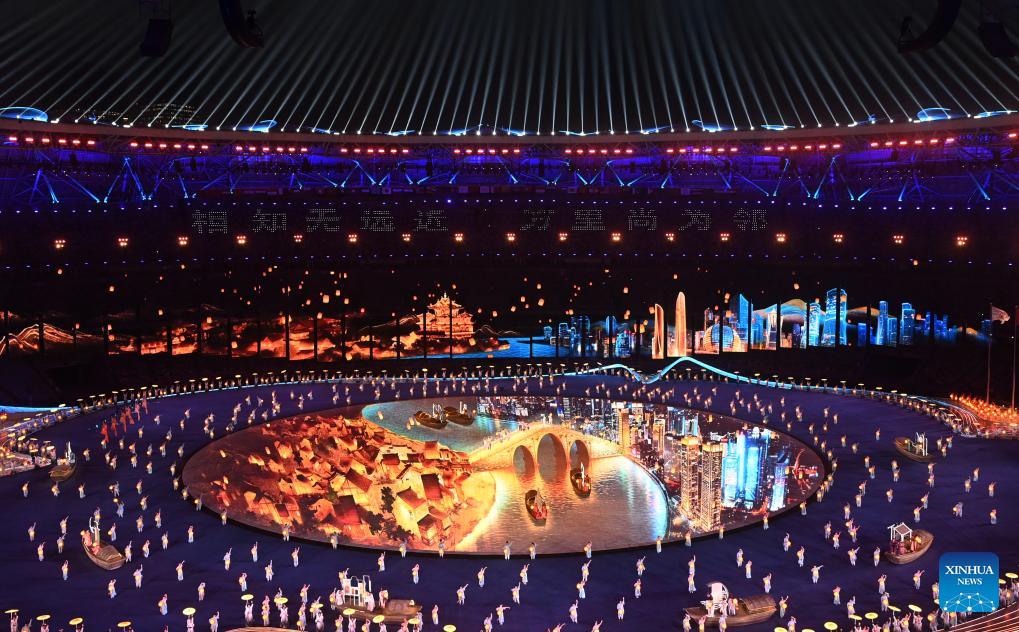Hangzhou Asian Games opening ceremony blends artistry and technology